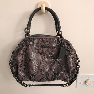 REAL python snake skin Coach tote bag
